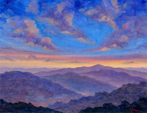 Pisgah Winter Sunset