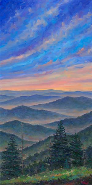 Smoky Mountain Ridges - Vertical