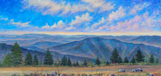 View from Roan Mountain Panorama - Early Autumn