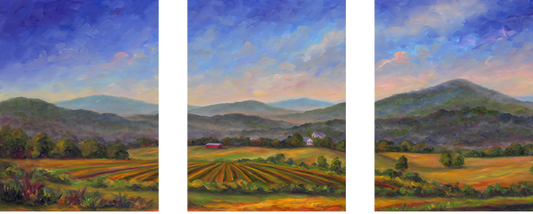 Triptych - Mills River Valley