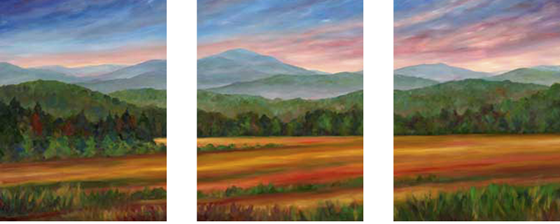 Triptych - Pisgah Fleids