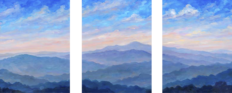 Triptych - Pisgah Panorama II