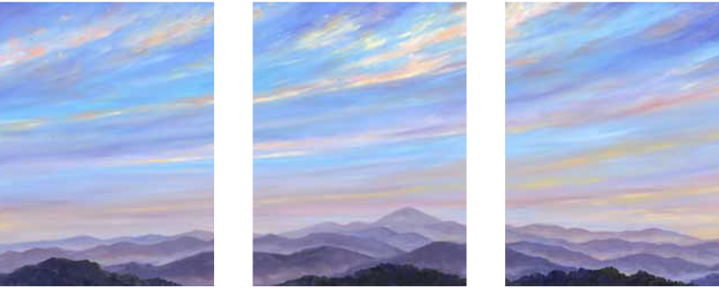 Triptych - Pisgah Ridges