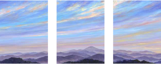 Triptych - Pisgah Ridges
