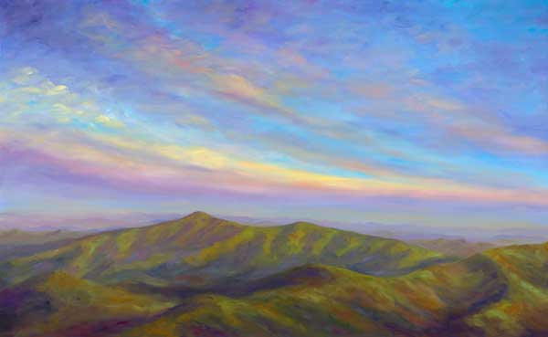 View Funnel Top Mountain from the Pisgah Inn along