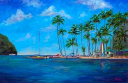 painting and prints of St. Lucia West Indies