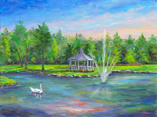 Broyhill Gazebo and Swan in Blowing Rock, NC