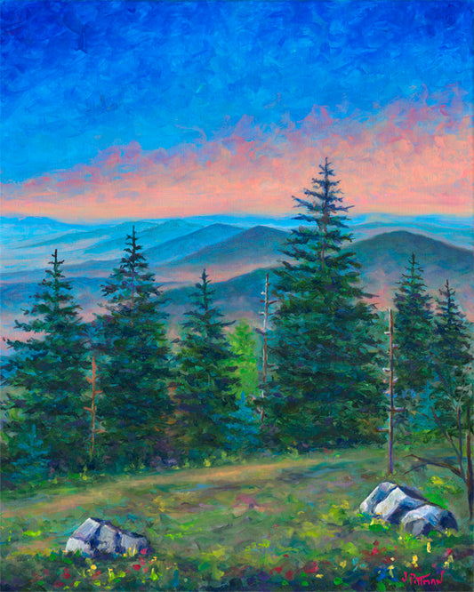 Clingman's Dome Glow - Painting of the Smokies