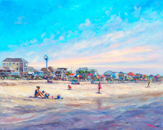 Folly Beach Fun - Art Prints and painting
