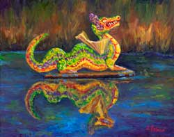 Oriental Dragon duck pond painting