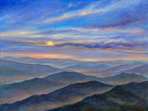 View from Frying Pan Tower Oil Painting