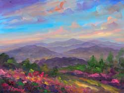 Blue Ridge Color painting