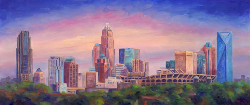 Painting of Charlotte NC