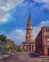 Historic Charleston Churches Painting Art PRints
