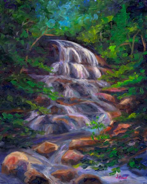 Pearson Falls Painting prints waterfall