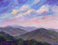 Pisgah National Forest Oil Painting