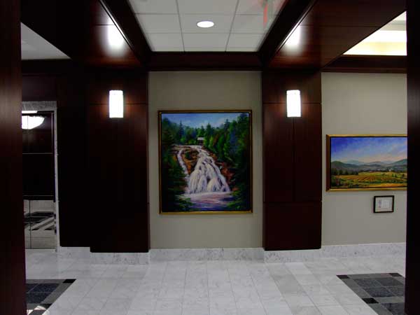 Oil paintings in Office Building